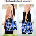 thumbnail image 4 of FORMRS Womens Corduroy Tote Bag Crossbody Shoulder Handbag with Pocket, Black Dot Pattern, 4 of 7