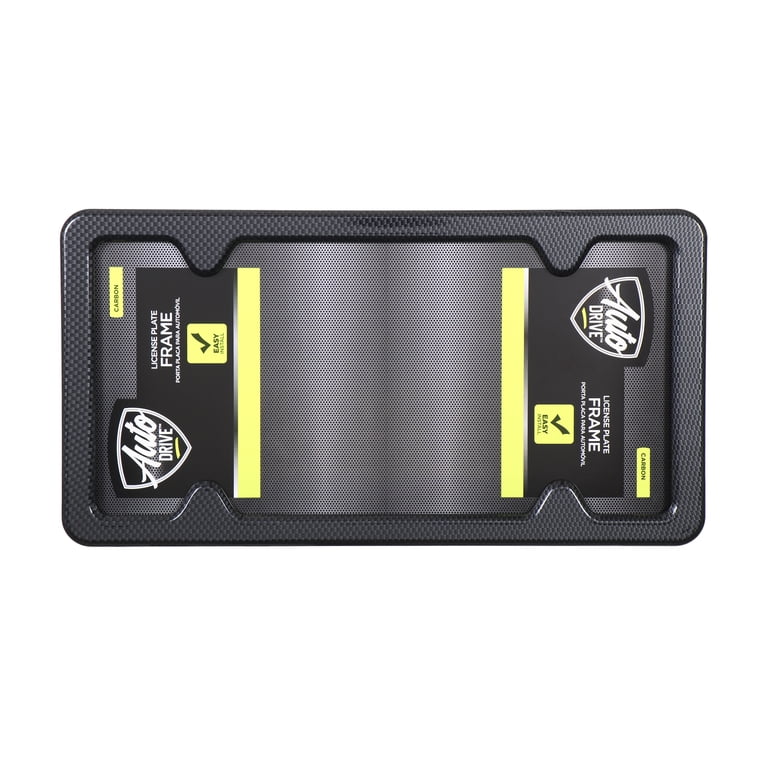 Auto Drive Carbon Fiber Stealth License Plate Frame photo 3