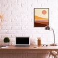 thumbnail image 2 of Stupell Industries Abstract Beach Landscape Bold Sun Color Block Framed Wall Art Design by Victoria Borges, 24" x 30", Black Framed, 2 of 8