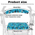 thumbnail image 6 of HELLHERO Adorable Puppy Theme Seat & Back Covers Walker Seat Cover for Elderly Waterproof Soft for Secure Fit, 6 of 7