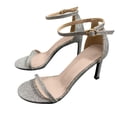 thumbnail image 4 of Zapatos de mujer Moda Color sólido Minimalistic Glitter Flock Thin Band Sexy Temperament Sandalias de tacón alto Wmkox8yii hfjk2062, 4 of 7