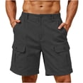 thumbnail image 3 of Jsaierl Cargo Shorts for Men Plus Size Multi Pockets Shorts Outdoor Military Shorts Comfortable Workwear Cargo Shorts, 3 of 8