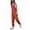 Brick Red, variant on Women'S Casual Corduroy Overalls Sleeveless Adjustable Straps Jumpsuits for Women with Pockets Pink S