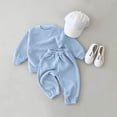 thumbnail image 2 of Duqingm Girls Outfit Sets 2 Pieces, Long Sleeve Pullover Printed Girls Clothing Sets, 2 of 3