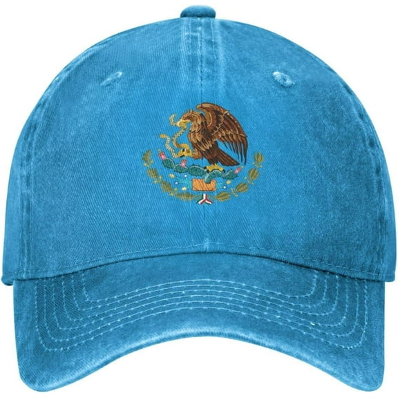 Coat of Arms of Mexico Baseball Cap for Men Women Cowboy Hat for Adults Vintage Adjustable Casquette