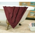 thumbnail image 6 of MALLONI HOME Ultra Soft 6 Pack Cotton Towel Set, Contains 2 Bath Towels 28x55 inch, 2 Hand Towels 16x24 inch & 2 Wash Coths 12x12 inch, Ideal for Everyday use, Compact & Lightweight - Burgundy, 6 of 8