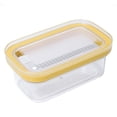 thumbnail image 1 of Caja para cortar mantequilla, recipiente rectangular para mantequilla, contenedor para mantequilla Amarillo, 1 of 9