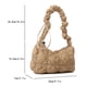 thumbnail image 2 of Bolso de mano de burbujas para mujer bolso plisado de nube suave bolso de mano acolchado bolso sólido para chica, 2 of 9