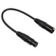 thumbnail image 2 of 3 cables de extensión XLR macho y XLR hembra para micrófonos. Elige el color. Negro, 2 of 6