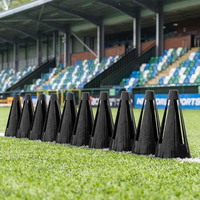 FORZA Flexi Training Cones (10 Pack) – Flexible, Durable Agility Cones for Sports Training & Drills, Available in Multiple Colors