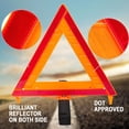 thumbnail image 5 of FATFOX 3 Pack Warning Triangle DOT Approved Identical to United States FMVSS 571 125 Reflective Warning Road Safety Triangle Kit, 5 of 7
