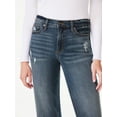 thumbnail image 2 of Scoop Women's and Women's Plus Benton Cuffed Ankle Jeans, 25", 27", and 29" Inseams, Sizes 0-26, 2 of 5