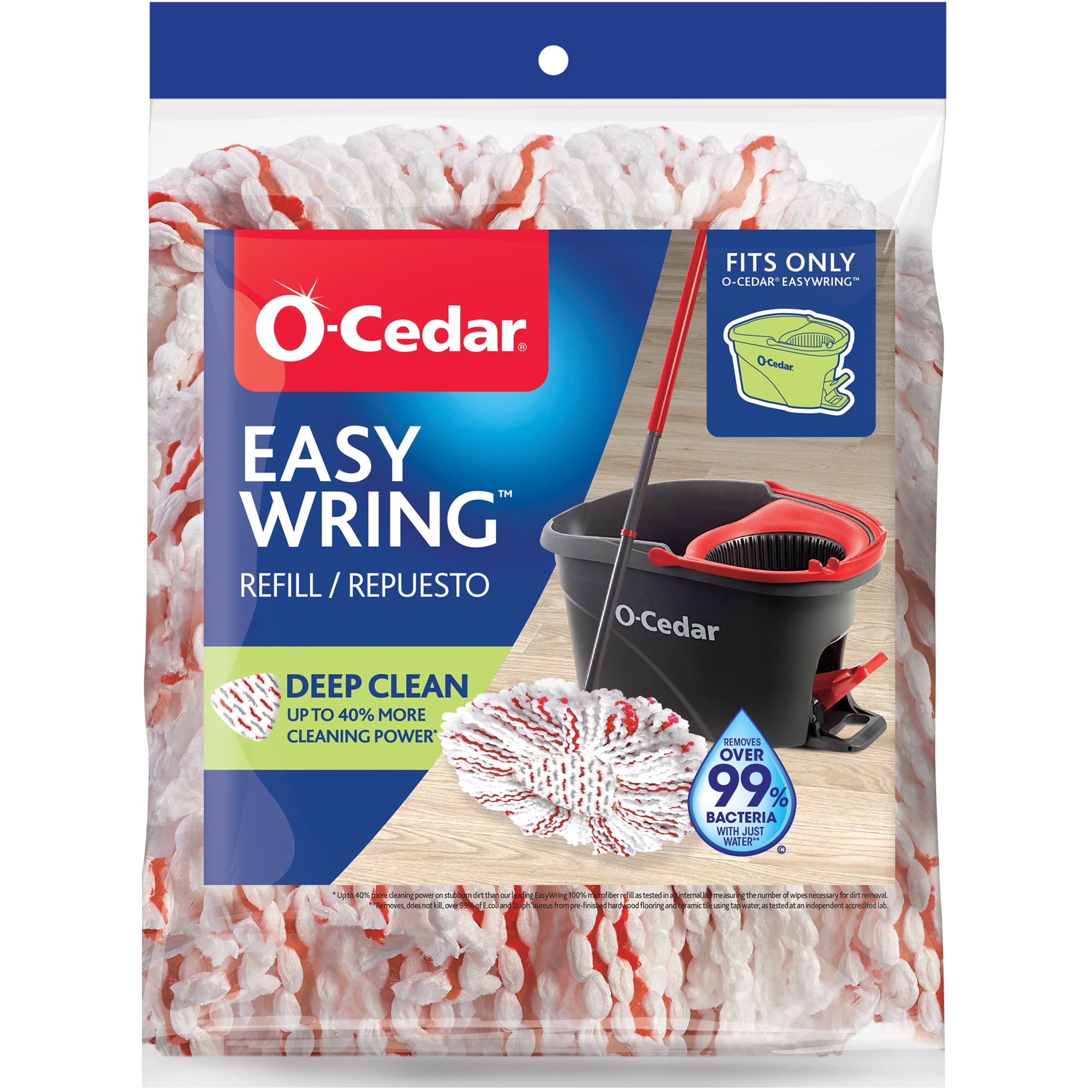 (3 pack) O-Cedar EasyWring™ Deep Clean Mop Head Replacement