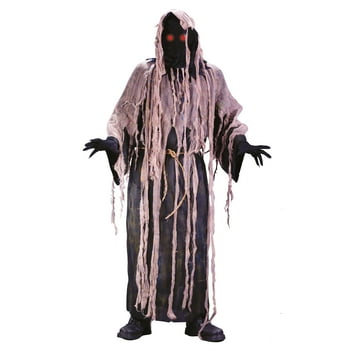 Fun World Inc. Fading Eyes Light up Ghoul Halloween y Costume Male, Adult 18-64, Black