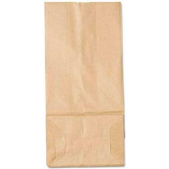 United Stationers Supply B1505518 Duro Bag Paper Grocery Bags - No. 5 - 5.25 x 3.43 x 10.937 in. - Kraft - Pack of 500