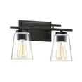 thumbnail image 5 of Savoy House Calhoun 2-Light Black Vanity Light, 5 of 6