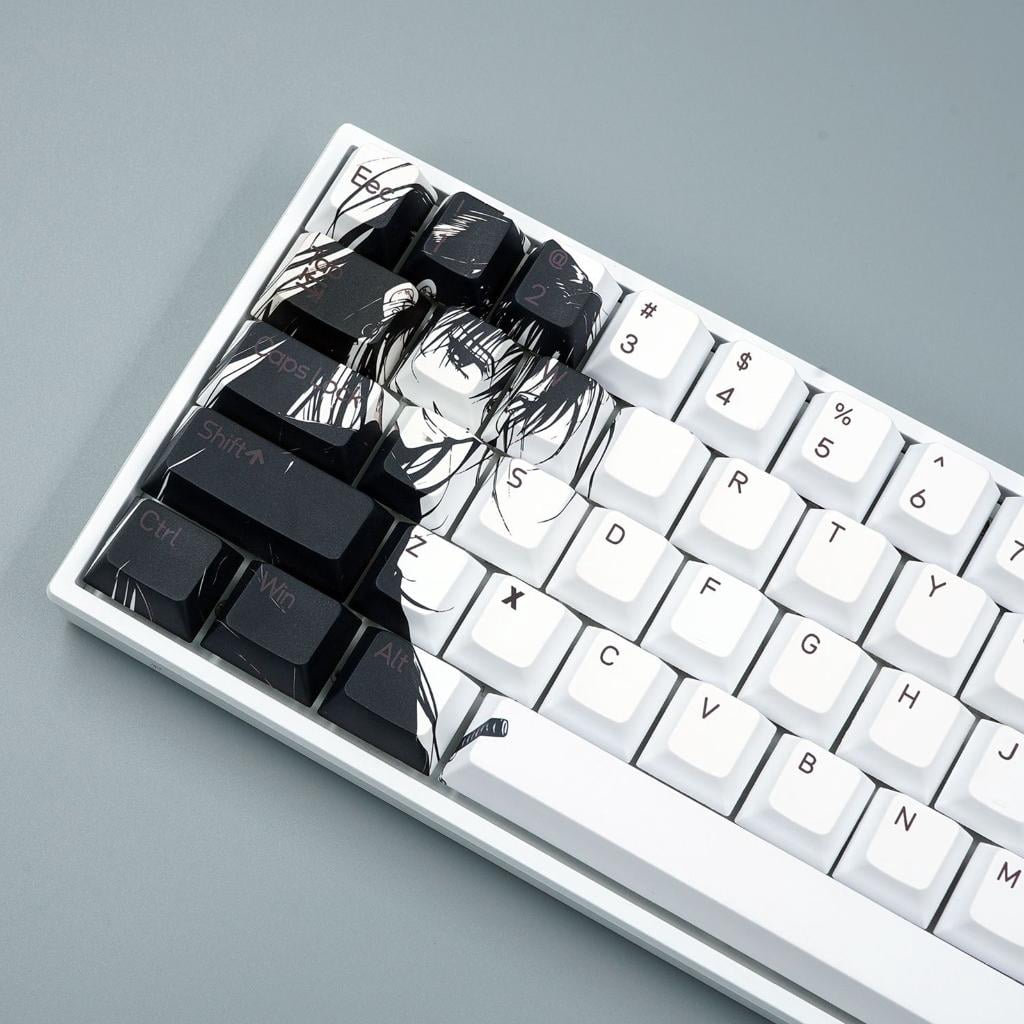 75PCS Dye Subbed Keycaps Original Height Upgrades Keyboard Typing for Mechanical Keyboard Keycap Replacement