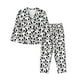 thumbnail image 1 of Balery Cute Panda Conjunto de Pijama con Estampado para Mujer, Conjunto de Dos Piezas con Manga Larga, Ropa de Dormir Suave con Bolsillos, Pijamas Cómodos-Medium, 1 of 7