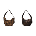 thumbnail image 1 of Bolso Bandolera Crescent para Mujer Con Leopardo Tipo (marrón), 1 of 7