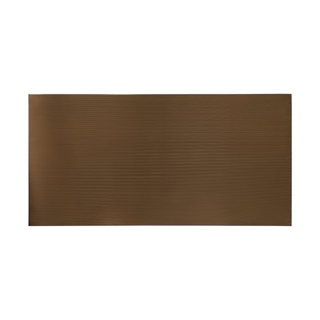 FASÄDE Easy Installation Rib Oil Rubbed Bronze Wall Panel (4' x 8' Panel)