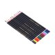 thumbnail image 5 of Lápices de colores duraderos, ricos y vibrantes, para pintar en seco y húmedo, prácticos lápices de colores a granel para pintar grafitis, 12 colores, 5 of 14
