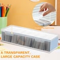 thumbnail image 3 of Hemoton 4-Pack Card Organizer Boxes with Dividers, Playing Card Storage Case for Trading and Sports Cards Lid, 3 of 8