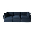 thumbnail image 1 of Patioflare Flexiform Modular 3-Seater Patio Sofa Set, Blue, 1 of 8