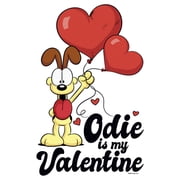 Mens Garfield Odie is My Valentine Graphic T-Shirt