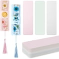 thumbnail image 2 of 10/20/30pcs Paper Blank Display Bookmarks Sleeves Cover Cards Packaging for DIY Gift Supplies Storage Resin Bookmark Accessories White 10pcs, 2 of 6