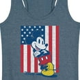 thumbnail image 3 of Disney - Americana - Mickey Vertical American Flag - Women's Racerback Tank Top, 3 of 5