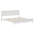 thumbnail image 6 of New Modern White Solid Wood King Platform Bed, 6 of 6