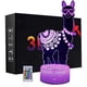 thumbnail image 1 of Llama Night Light, 3D Alpaca Illusion Lamp for Kids, 1 of 5