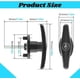 thumbnail image 3 of Truck Cap Camper Shell T-Handle Lock Latch Replacement Kit -, 3 of 5