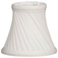thumbnail image 3 of Royal Designs, Inc. Twisted Bell Clip on Chandelier Shade CS-716WH-6, White, 3 x 5 x 4.5, Pack of 6, 3 of 5