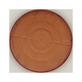 thumbnail image 4 of Round | Chili Red Ceramic Plant Saucer | High Fired Ecofriendly Clay - Sizes 8"-24" - FREE SHIPPING (11.5"W, ChiliRed), 4 of 11