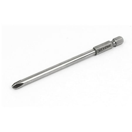 

1/4 Hex Shank 5mm PH2 Magnetic Screwdriver Bit Dark Gray 4 Long