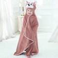 thumbnail image 6 of Xmarks Hooded Towel for Kids | Cartoon Animal Design | Ultra Soft and Extra Large | Bath Towel with Hood for Baby Boys and Girls A1 10 Years, 6 of 8