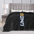 thumbnail image 4 of Unc Greensboro Spartans Fleece Blanket, Very Soft Microfiber Flannel Blanket for Couch Warm and Cozy for All Seasons, 4 of 6