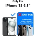 thumbnail image 5 of [3 in 1 for iPhone 15 Case, [Anti-Yellowing] [Military-Grade Protection] [with 2 pcs Screen Protector] Full-Body Matte Protective Phone Case. (Green), 5 of 13
