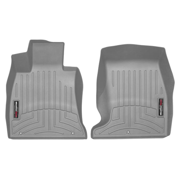 WeatherTech Custom Fit FloorLiners compatible with 2018-2023 Kia Stinger - 1st Row (Driver & Passenger), Grey