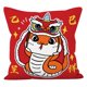 thumbnail image 1 of Funda de almohada Taotanxi 2025 del Año de la Serpiente, con letras supersuaves para sofá, dormitorio y reposacabezas., 1 of 7