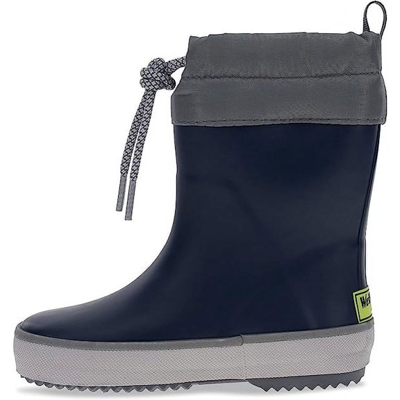 Western Chief Unisex Kids Waterproof Mid-Calf Rain Boots, Blue, Size 5