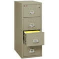 thumbnail image 3 of FireKing Pewter 1 Hour Fire Resistant File Cabinet - 4 Drawer Legal 31" depth, 3 of 3