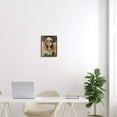 thumbnail image 2 of Stupell Industries Trendy Woman Luna Moth City Reflection Sunglasses Painting Black Framed Art Print Wall Art, Design by Stacy Gresell, 2 of 5