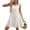 White, variant on CHUMUD Summer Dresses for Women Scoop Neck Sleeveless Plaid Tiered Midi Dress, Casual Tent Dress