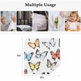 thumbnail image 4 of Spring Summer Butterflies Cloth Napkins, Farmhouse Butterfly Washable and Reusable Dinner Napkins Set of 8, Table Napkin for Kitchen Party Birthday Wedding Hotel Housewarming 20"x20", 4 of 8