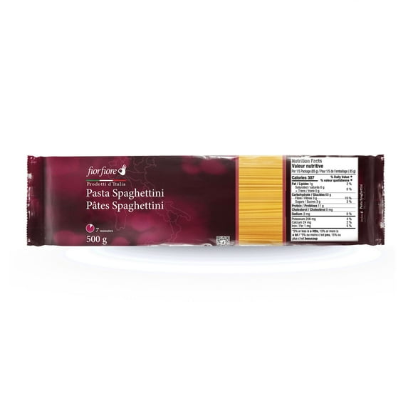 Fiorfiore bronze dyed 12.5% proteins Spaghettini Pasta, 500 g (17,6 oz) 12,5% protein
