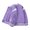 Purple, variant on Qopobobo Kids Bomber Jacket Kids Varsity Jacket Girls Boys Baseball Jacket Bomber Coat School Uniform with Pocket Blue,1-2 Years