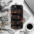 thumbnail image 6 of Bookshelf Phone Case – Dark Academia iPhone 16 15 14 13 12 11 Pro Max Cover | Moody Gothic Book Lover Gift, 6 of 6