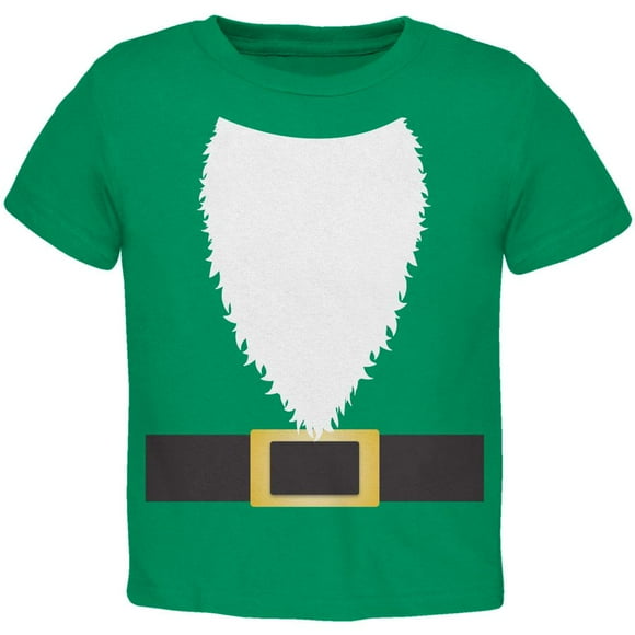 Halloween Lawn Gnome Costume Green Toddler T Shirt